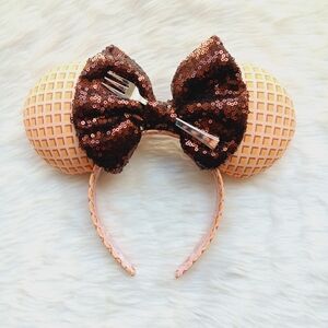 Handmade Waffle Minnie Ears